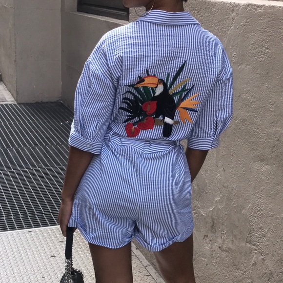 Zara stripe romper - Picture 4 of 4